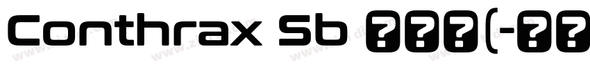 Conthrax Sb 半粗体(字体转换